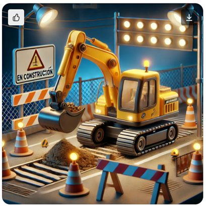 Excavadora trabajando